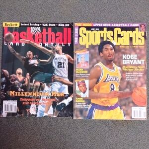 Vintage Basketball and Sports Cards Magazines 1999 & 2000 Bryant Duncan Iverson